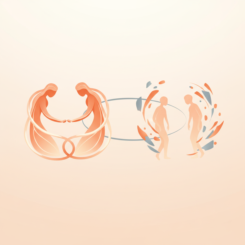 An older couple walking together hand in hand, symbolizing the depth of authentic lasting love