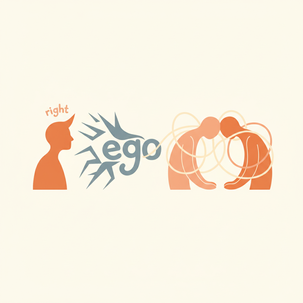 El ego en las relaciones: cómo tu necesidad de tener razón destruye tu pareja