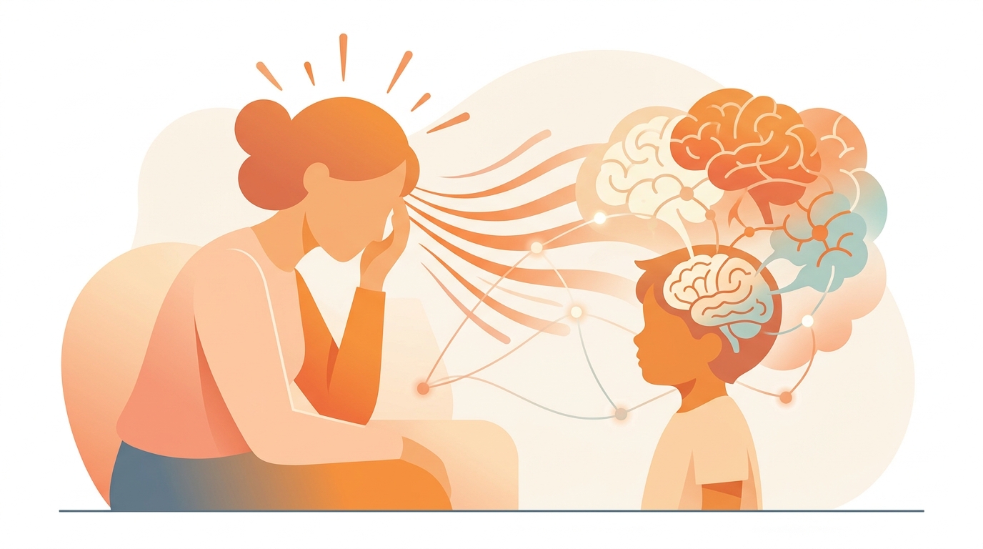 Cómo afecta el estrés parental al desarrollo cerebral del niño